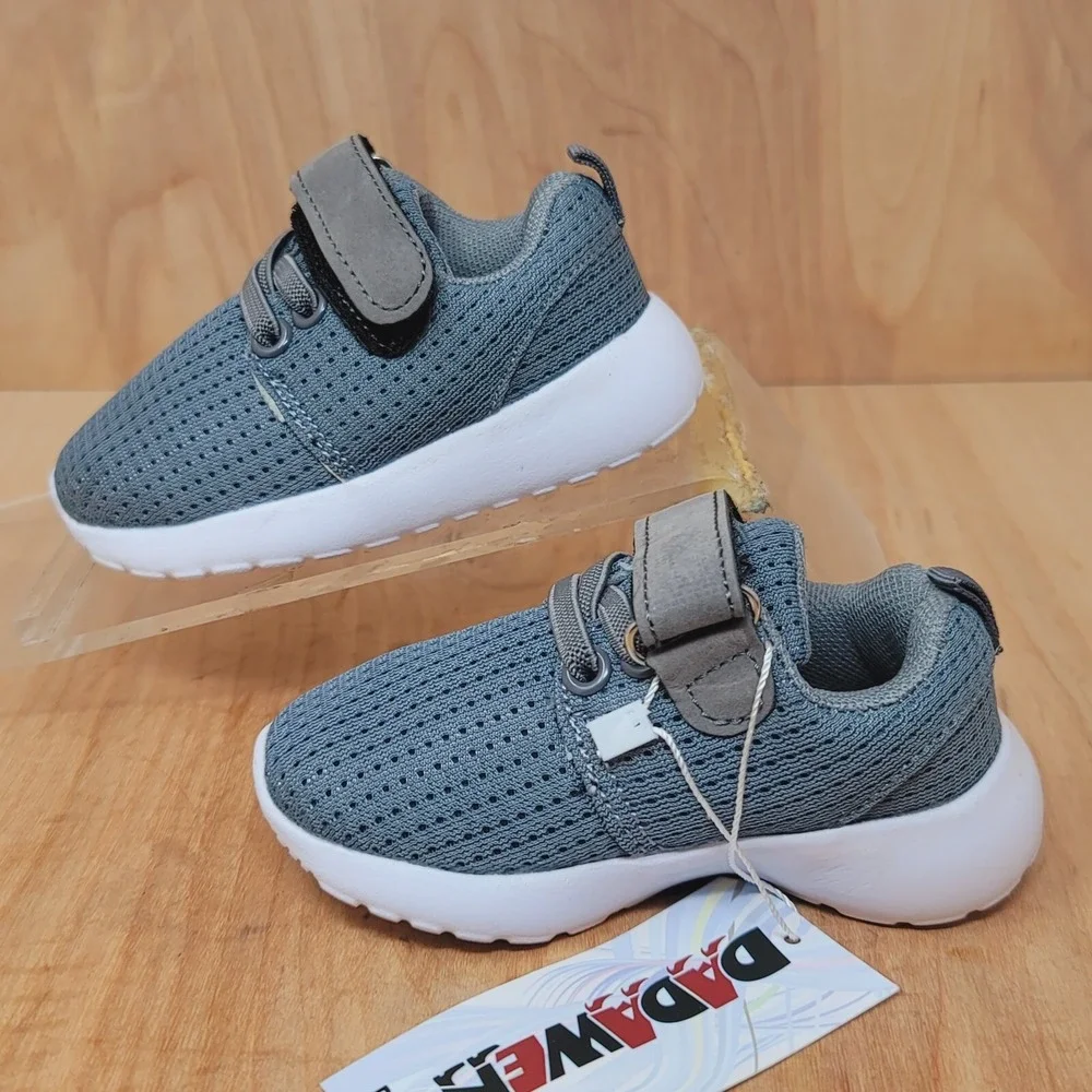 DADAWEN Baby Sneakers Sz 5.5 Breathable Mesh Sneakers‎ EUR 21 Gray